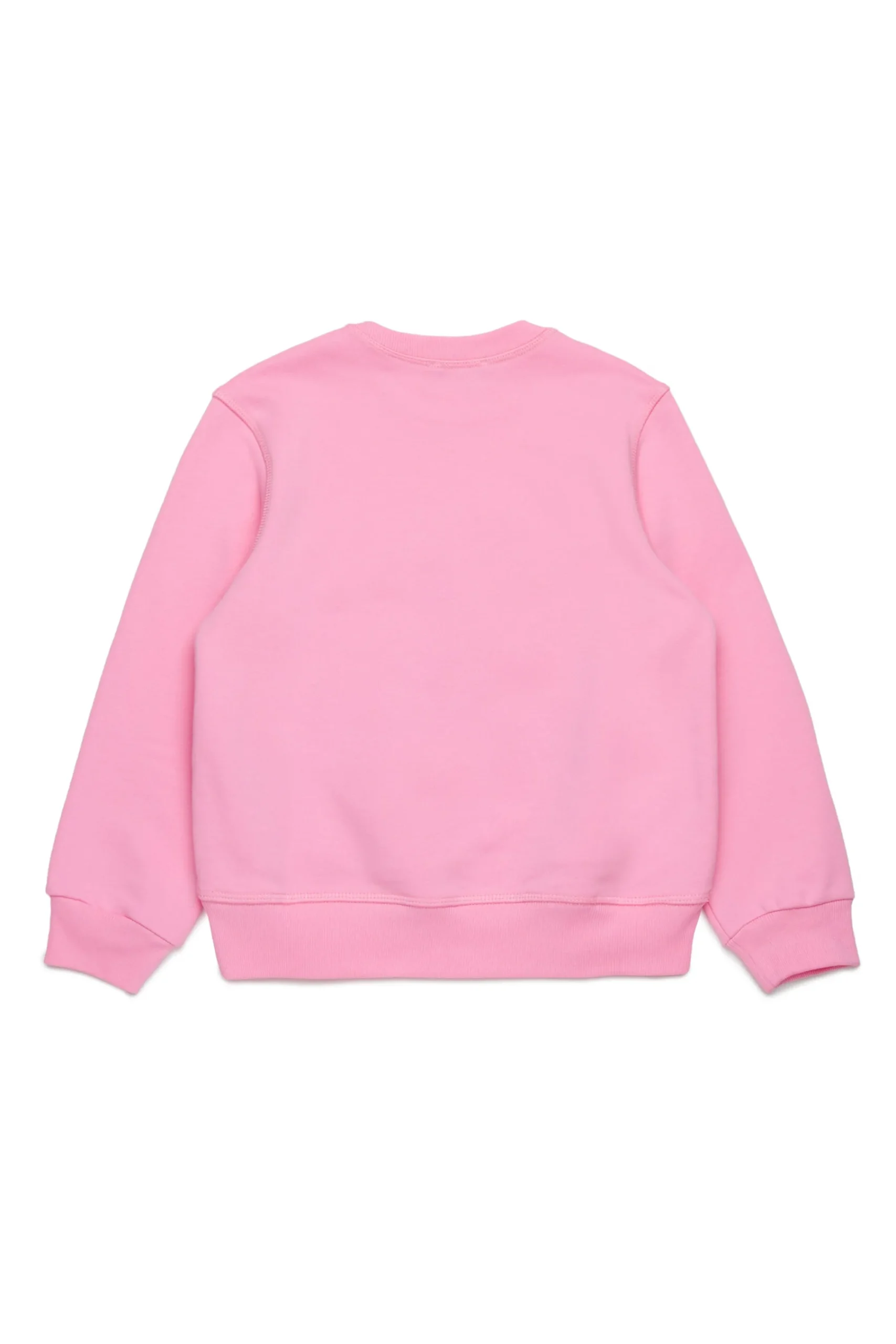 Logomania | Logomania>DSQUARED2 Crew-neck sweatshirt with Maple Leaf outline minnie pink