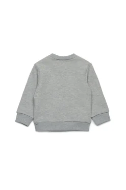 Sweatshirts | Activewear>DSQUARED2 Crew-neck sweatshirt with D2 USA print light grey melange