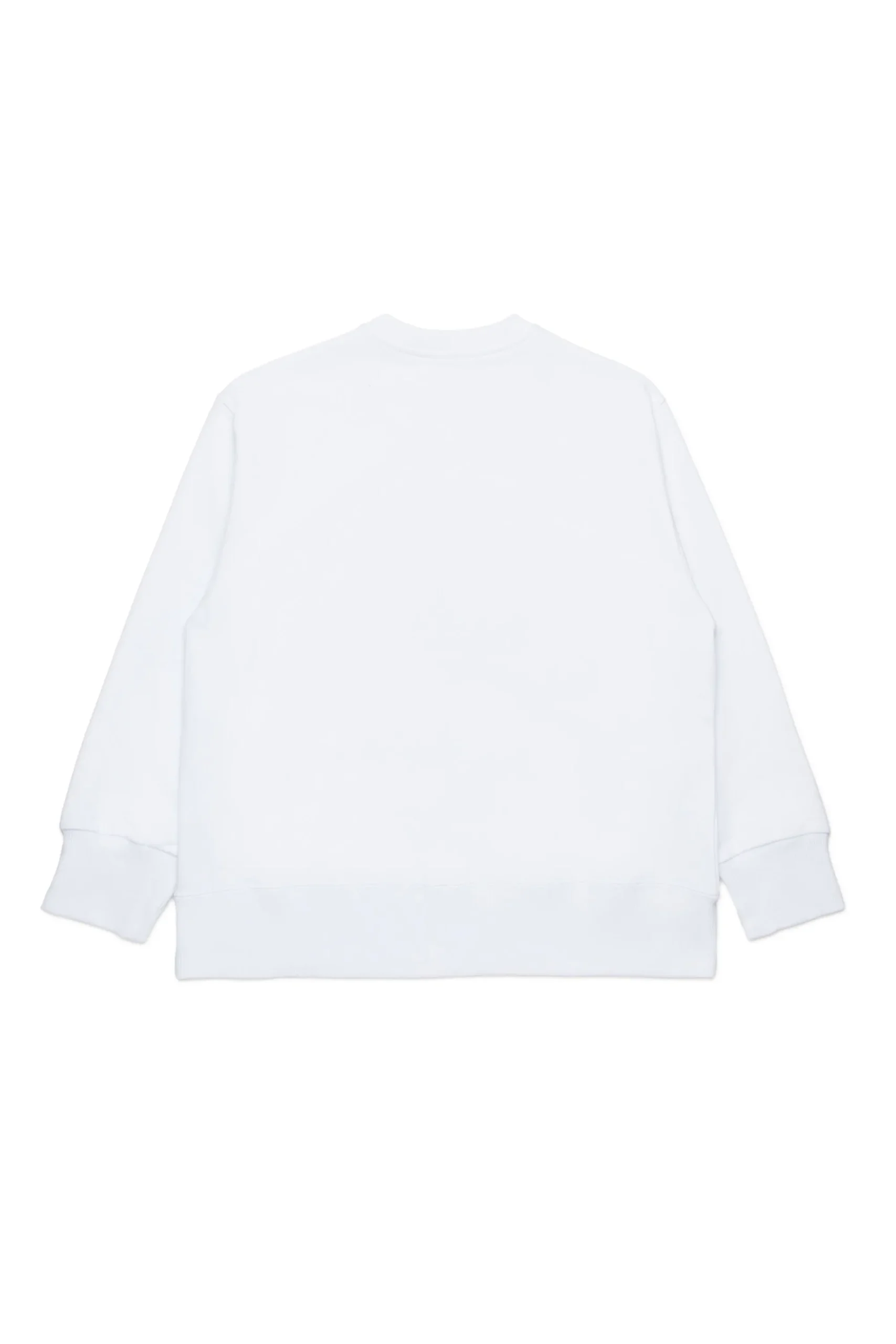Sweatshirts | Logomania>MM6 MAISON MARGIELA Crew-neck sweatshirt with Stretched logo white