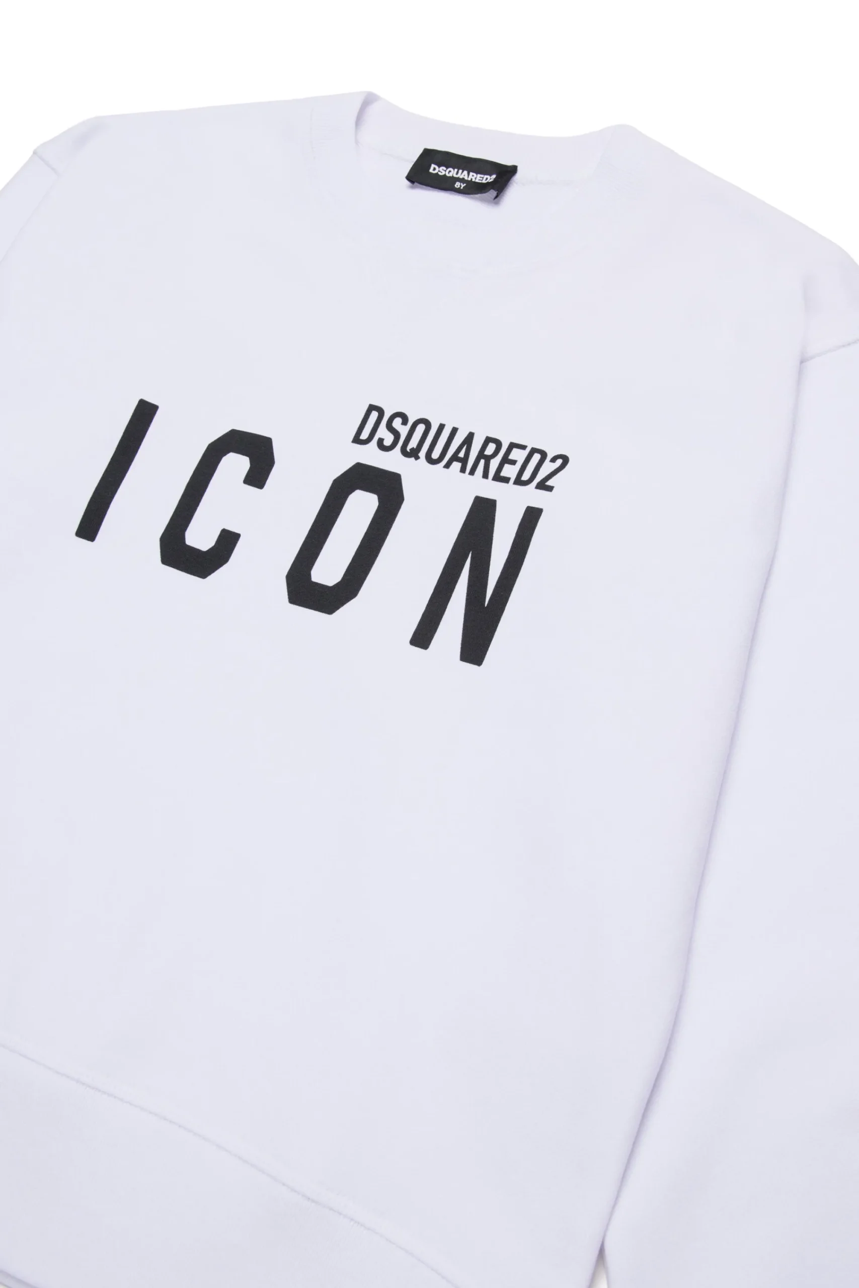 Sweatshirts | Activewear>DSQUARED2 Crew-neck sweatshirt with ICON logo white