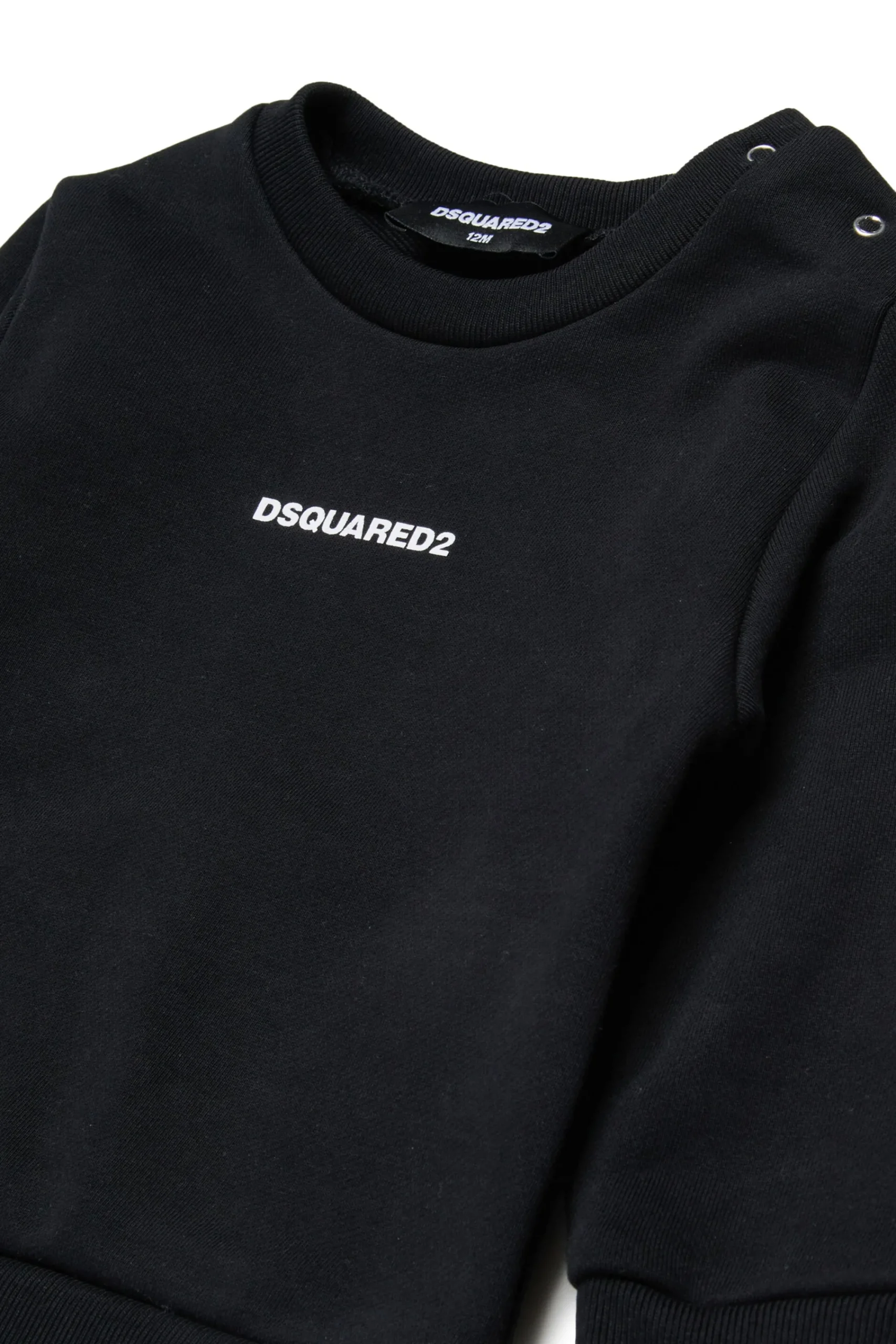 Sweatshirts | Activewear>DSQUARED2 Crew-neck sweatshirt with logo black