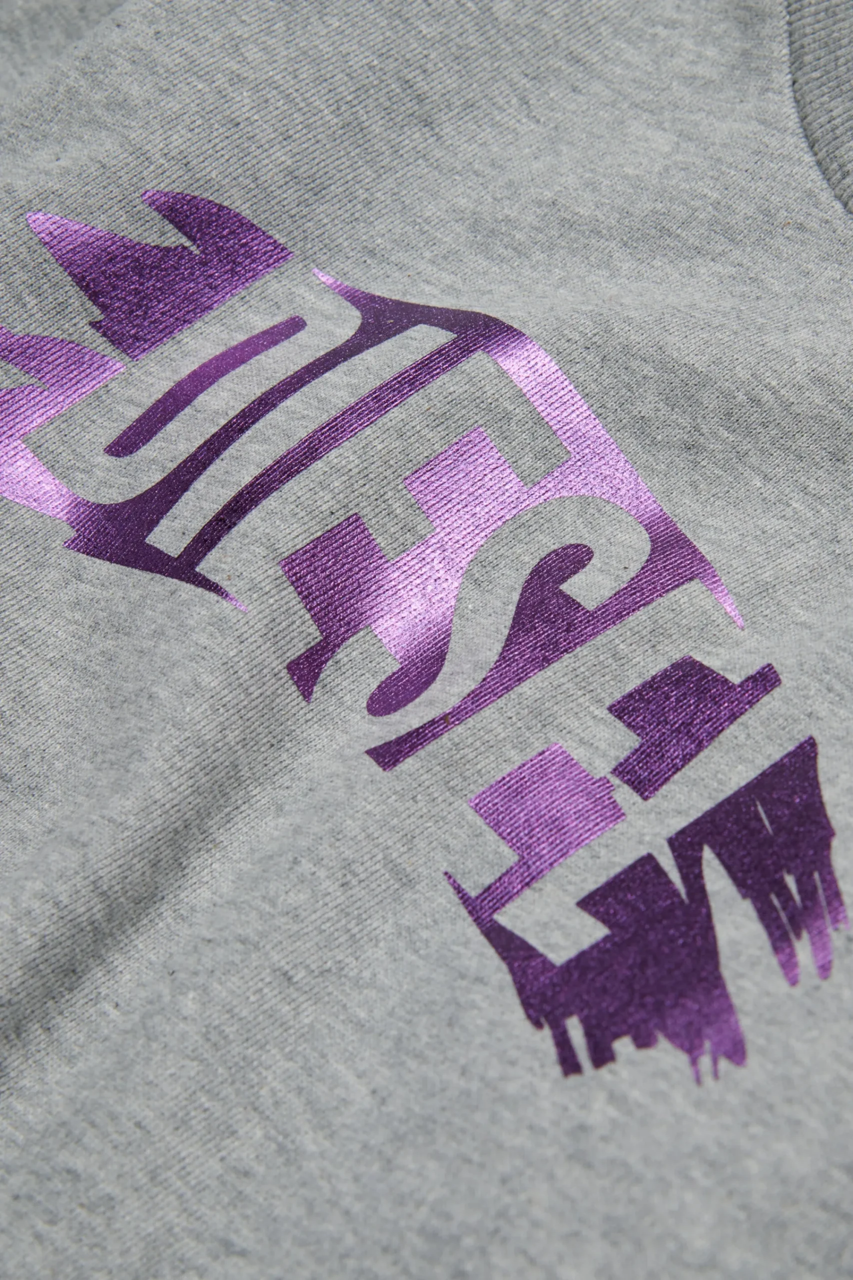 Sweatshirts | Sweatshirts>DIESEL Crew-neck sweatshirt with brushed effect logo grey melange
