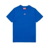 T-Shirts | Activewear>DIESEL Crew-neck T-shirt with patch bright bluette