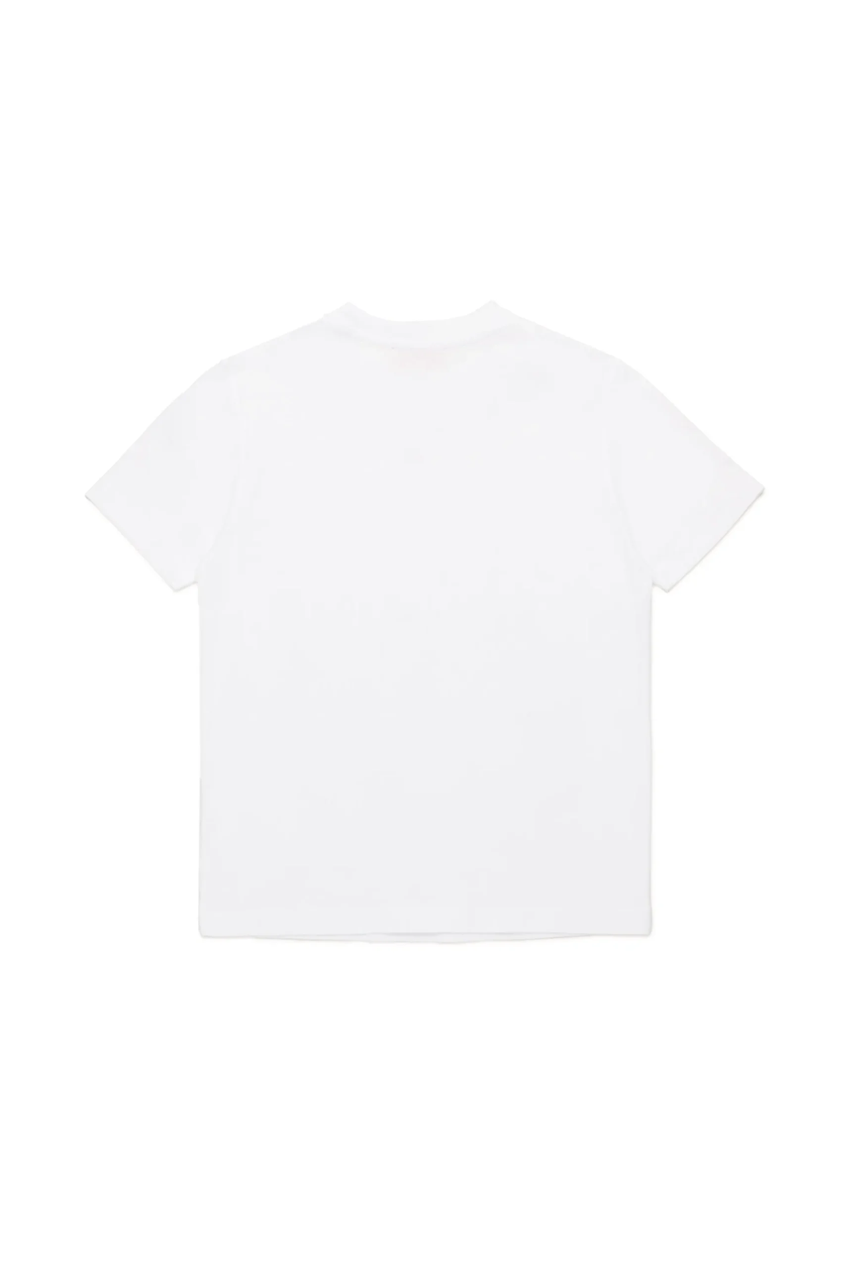 T-Shirts | Activewear>DIESEL Crew-neck T-shirt with patch white
