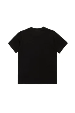 T-Shirts | Activewear>DIESEL Crew-neck T-shirt with patch black