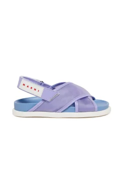 Slippers And Sandals | Slippers And Sandals>MARNI Crossed fussbett sandals violet