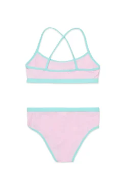 Swimwear | Swimwear>MARNI Cross-over shoulder straps bikini swimming costume light pink