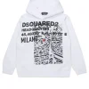 Sweatshirts | Sweatshirts>DSQUARED2 D2 Headquarter print sweatshirt white