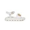 Shoes>DSQUARED2 D2 Statement leather platform sandals white