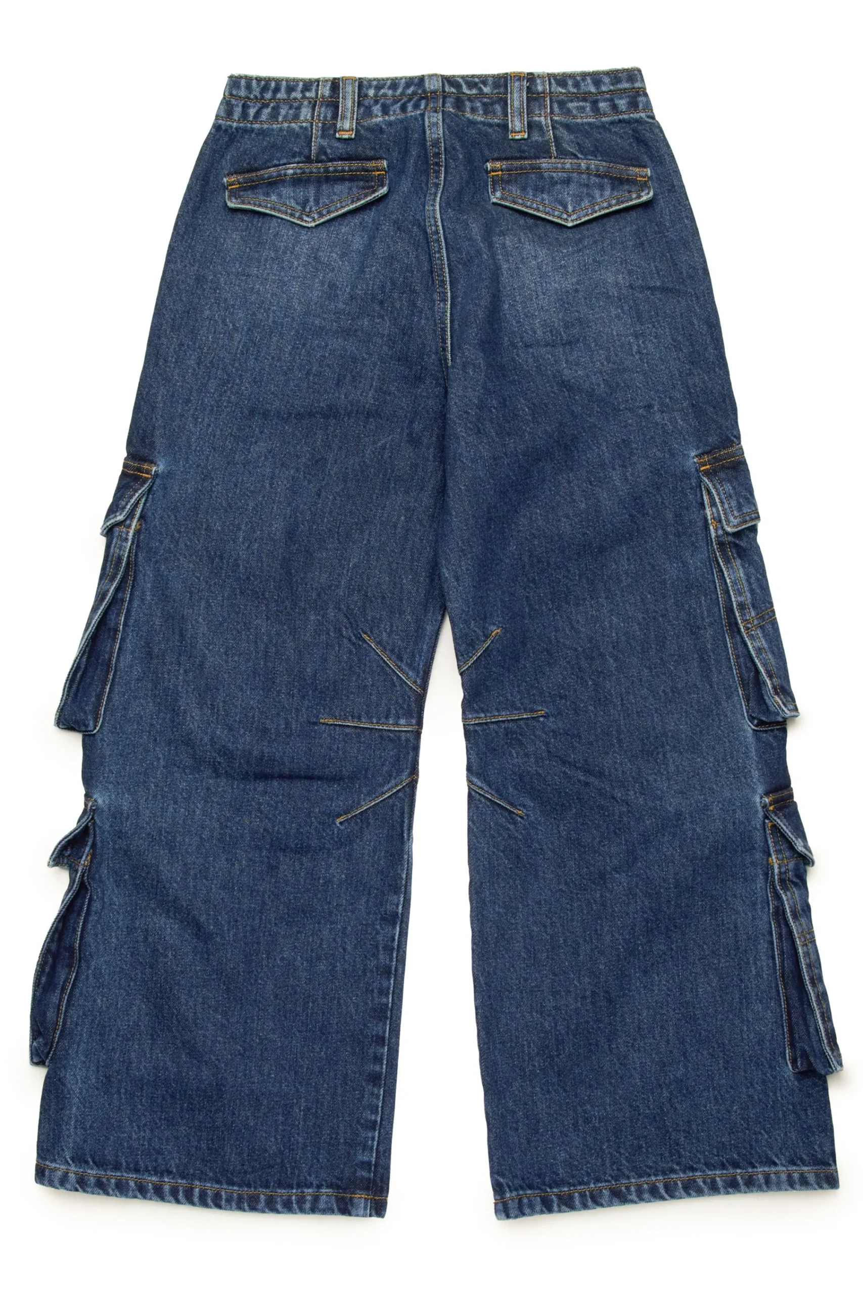 Jeans | Denim-Mania>DIESEL Dark faded straight jeans - D-Sire Cargo blue denim