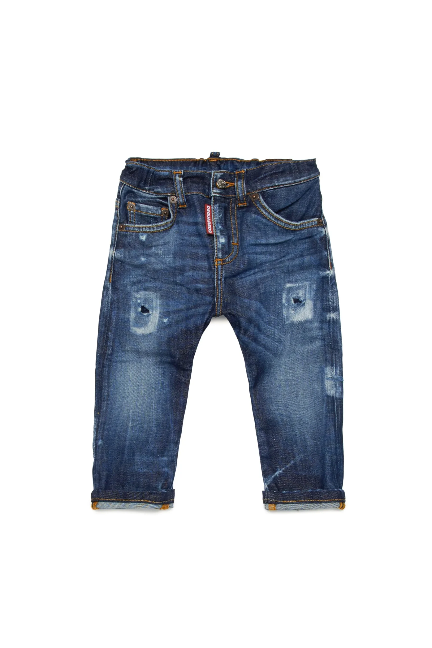 Denim-Mania | Denim-Mania>DSQUARED2 Dark jeans with rips blue denim