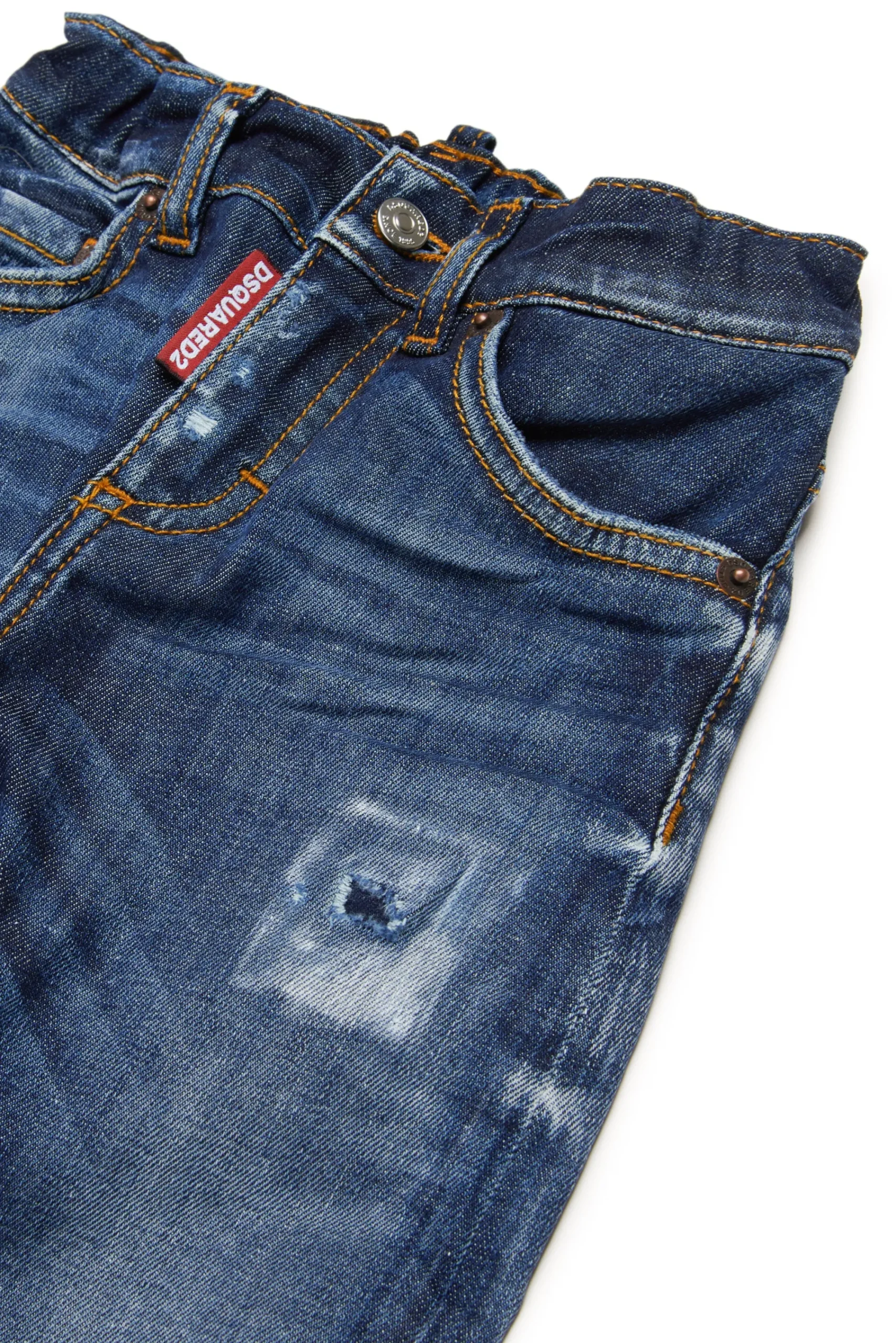 Denim-Mania | Denim-Mania>DSQUARED2 Dark jeans with rips blue denim