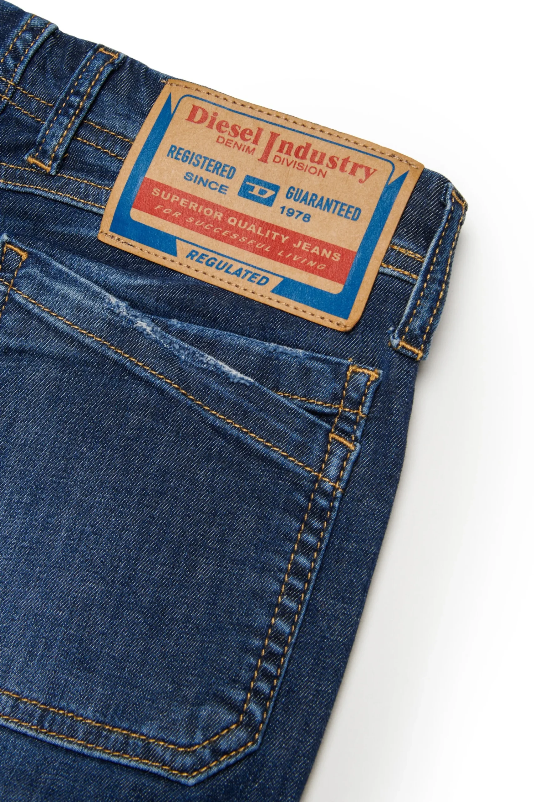 Denim-Mania | Denim-Mania>DIESEL Dark shaded bootcut jeans - D-Rinxoo blue denim