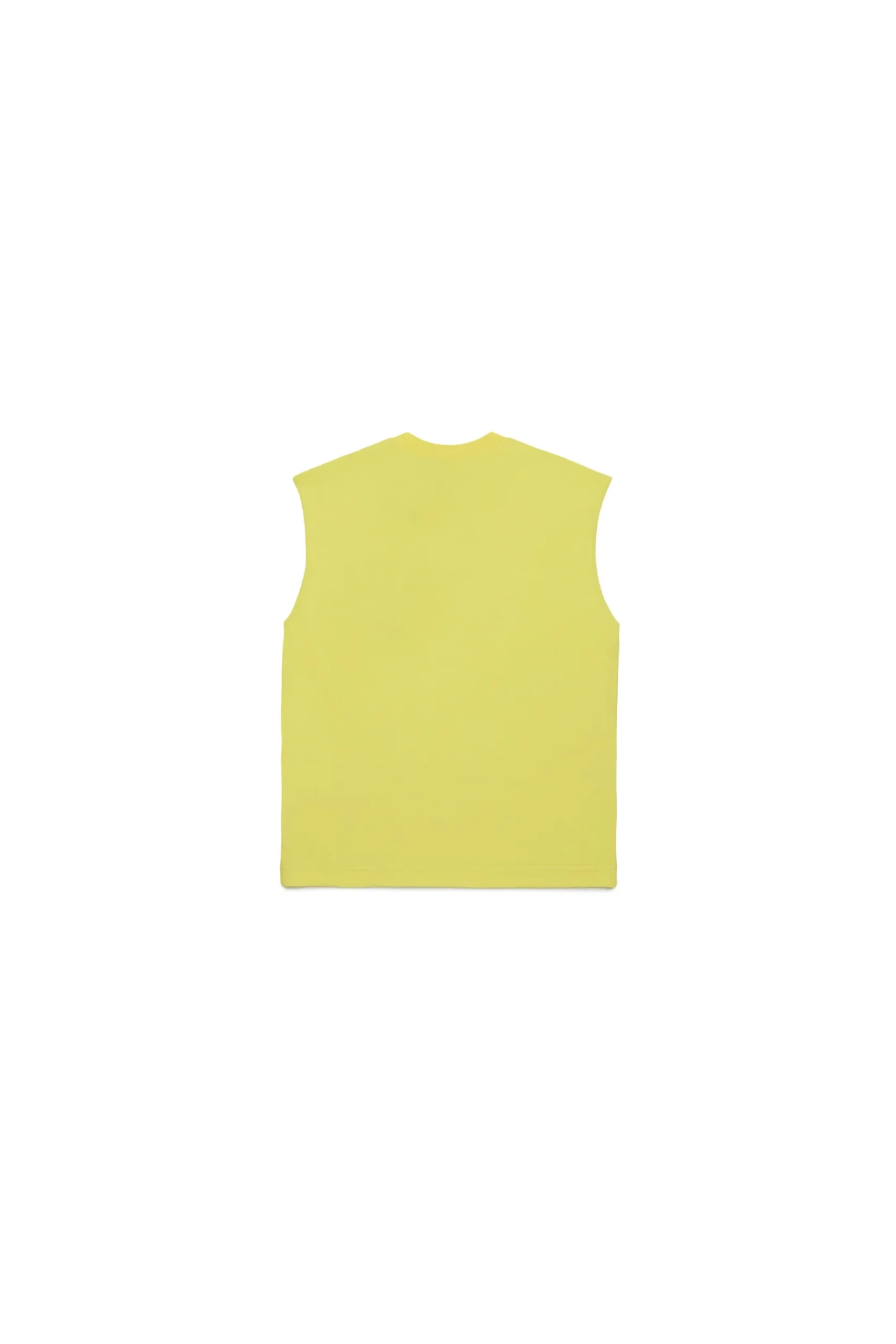 T-Shirts | T-Shirts>MYAR Deadstock cotton sleeveless t-shirt vibrant yellow