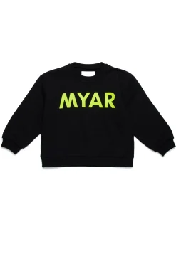 Sweatshirts | Sweatshirts>MYAR Deadstock cotton sweatshirt with logo black