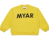Sweatshirts | Sweatshirts>MYAR Deadstock cotton sweatshirt with logo yellow