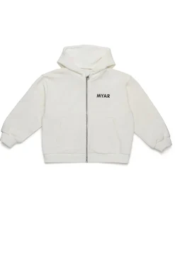Sweatshirts | Sweatshirts>MYAR Deadstock cotton sweatshirt with Stand Up graphics off white