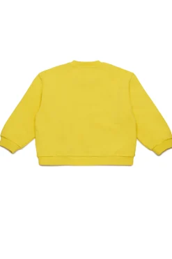 Sweatshirts | Sweatshirts>MYAR Deadstock cotton sweatshirt with logo yellow