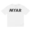 T-Shirts | T-Shirts>MYAR Deadstock cotton t-shirt with logo white