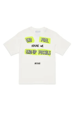 T-Shirts | T-Shirts>MYAR Deadstock cotton T-shirt with Before graphics off white