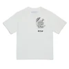 T-Shirts | T-Shirts>MYAR Deadstock cotton T-shirt with pocket and Reuse graphics off white