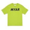 T-Shirts | T-Shirts>MYAR Deadstock cotton T-shirt with logo slime green