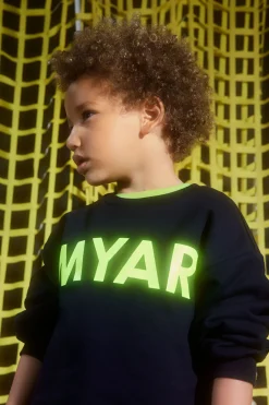 T-Shirts | T-Shirts>MYAR Deadstock cotton T-shirt with logo black