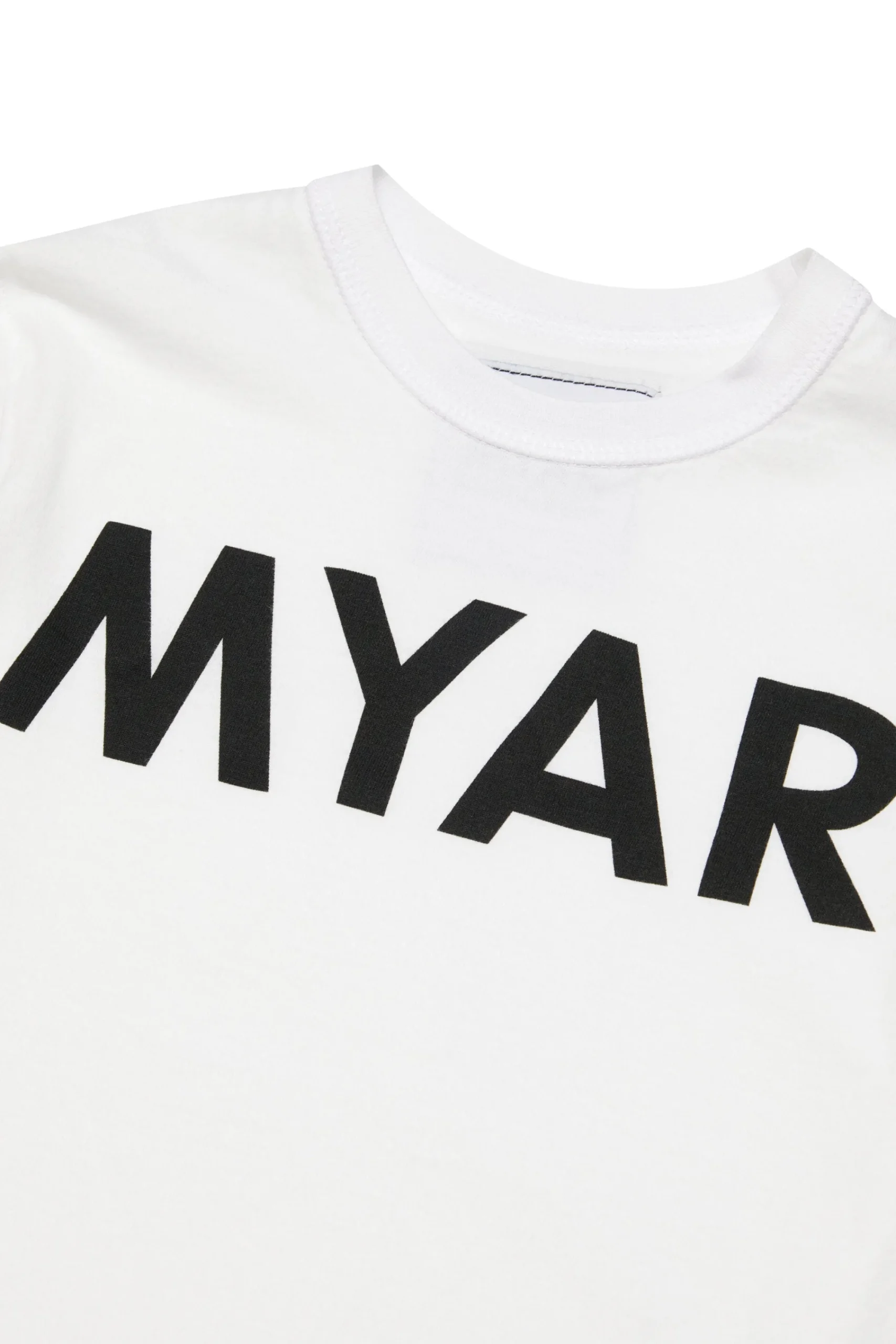T-Shirts | T-Shirts>MYAR Deadstock cotton t-shirt with logo white