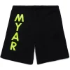 Shorts | Shorts>MYAR Deadstock fleece shorts with logo black