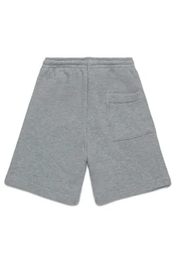 Shorts | Shorts>MYAR Deadstock fleece shorts with vertical logo grey melange
