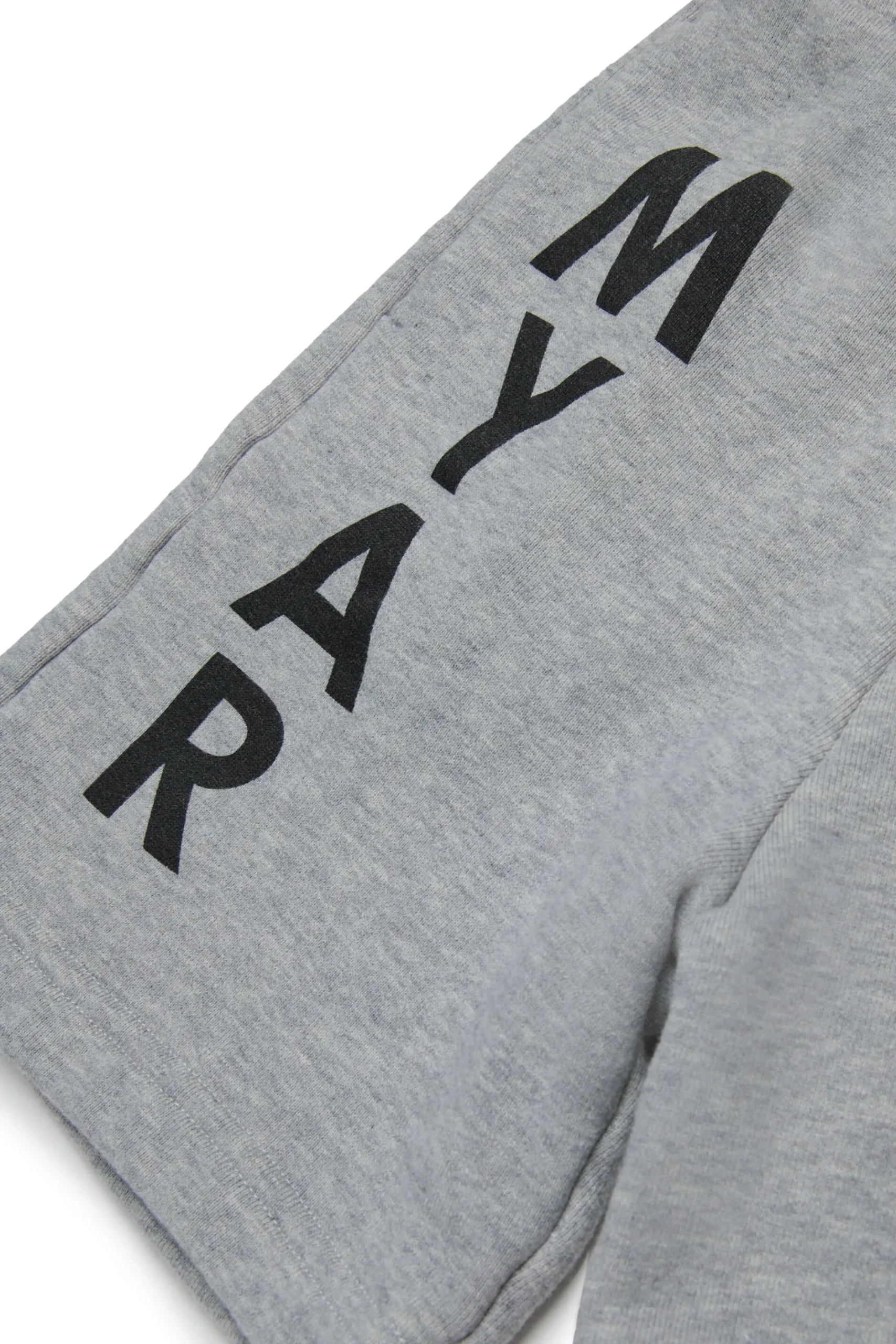 Shorts | Shorts>MYAR Deadstock fleece shorts with vertical logo grey melange