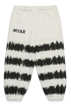 Pants | Pants>MYAR Deadstock sweatpants with tye-die effect off white