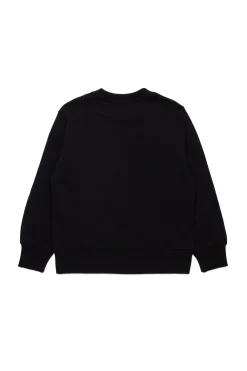 Activewear | Activewear>DIESEL Degradé branded crew-neck sweatshirt red