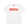 Activewear | Activewear>DIESEL Degradé branded T-shirt white