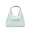 Logomania | Logomania>MARNI Diamond bag branded with Flower logo placid blue