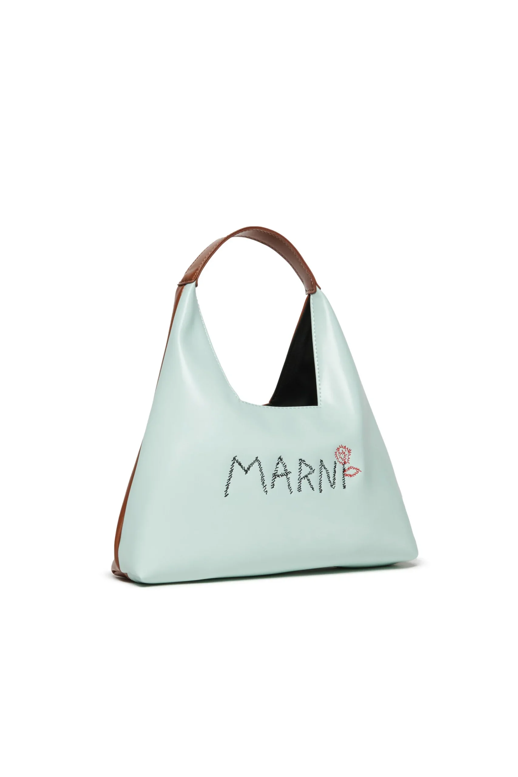 Logomania | Logomania>MARNI Diamond bag branded with Flower logo placid blue