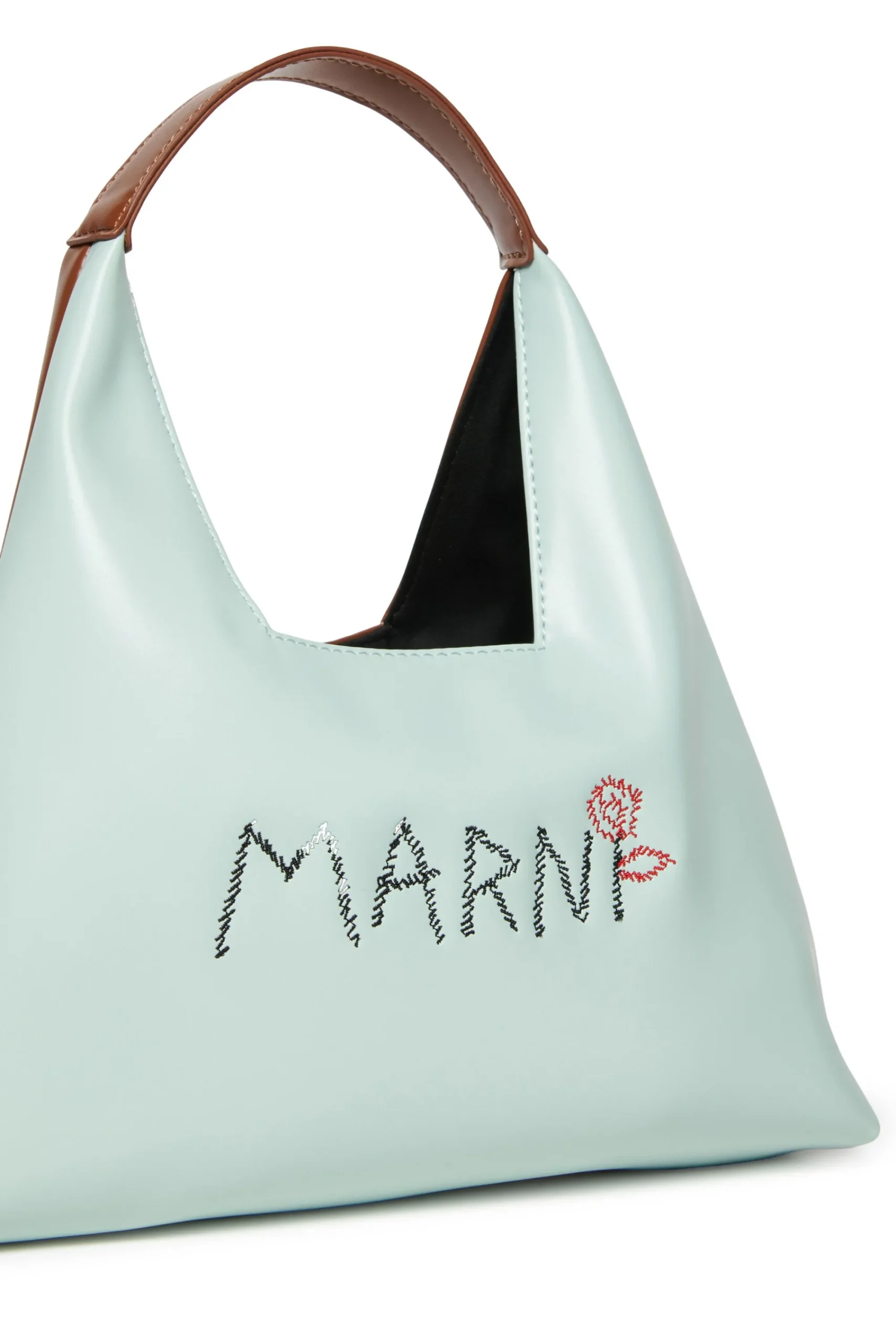 Logomania | Logomania>MARNI Diamond bag branded with Flower logo placid blue