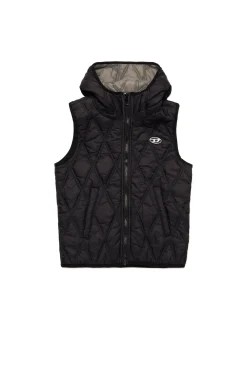 Jackets And Padded Jackets | Jackets And Padded Jackets>DIESEL Diamond quilted lightweight vest black