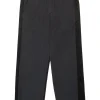Party Looks | Party Looks>DIESEL Double woven formal pants branded with Oval D logo dark grey