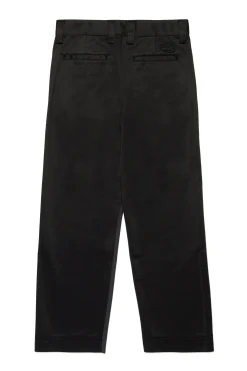 Party Looks | Party Looks>DIESEL Double woven formal pants branded with Oval D logo dark grey