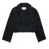 Jackets And Padded Jackets | Party Looks>MM6 MAISON MARGIELA Double-breasted re-cut jacket black