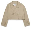Jackets And Padded Jackets | Party Looks>MM6 MAISON MARGIELA Double-breasted re-cut jacket beige