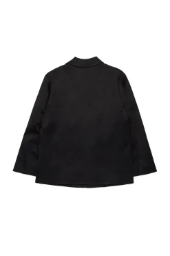 Jackets And Padded Jackets | Party Looks>N°21 Double-breasted satin blazer jacket black
