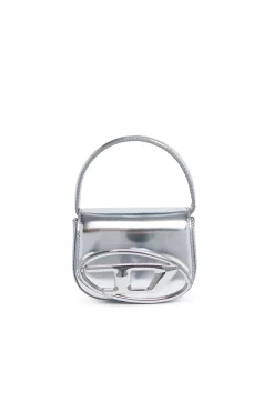Bags And Backpacks>DIESEL 1DR XS mirror effect leather bag silver