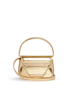 Party Looks | Party Looks>DIESEL 1DR XS mirror effect leather bag gold