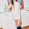 Dresses>N°21 Dress with embroidered organza flowers creamy white