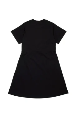 Dresses>DIESEL Dress with heart graphics black