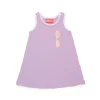 Dresses>DIESEL Dress with lace and graphic Sunglasses lavender