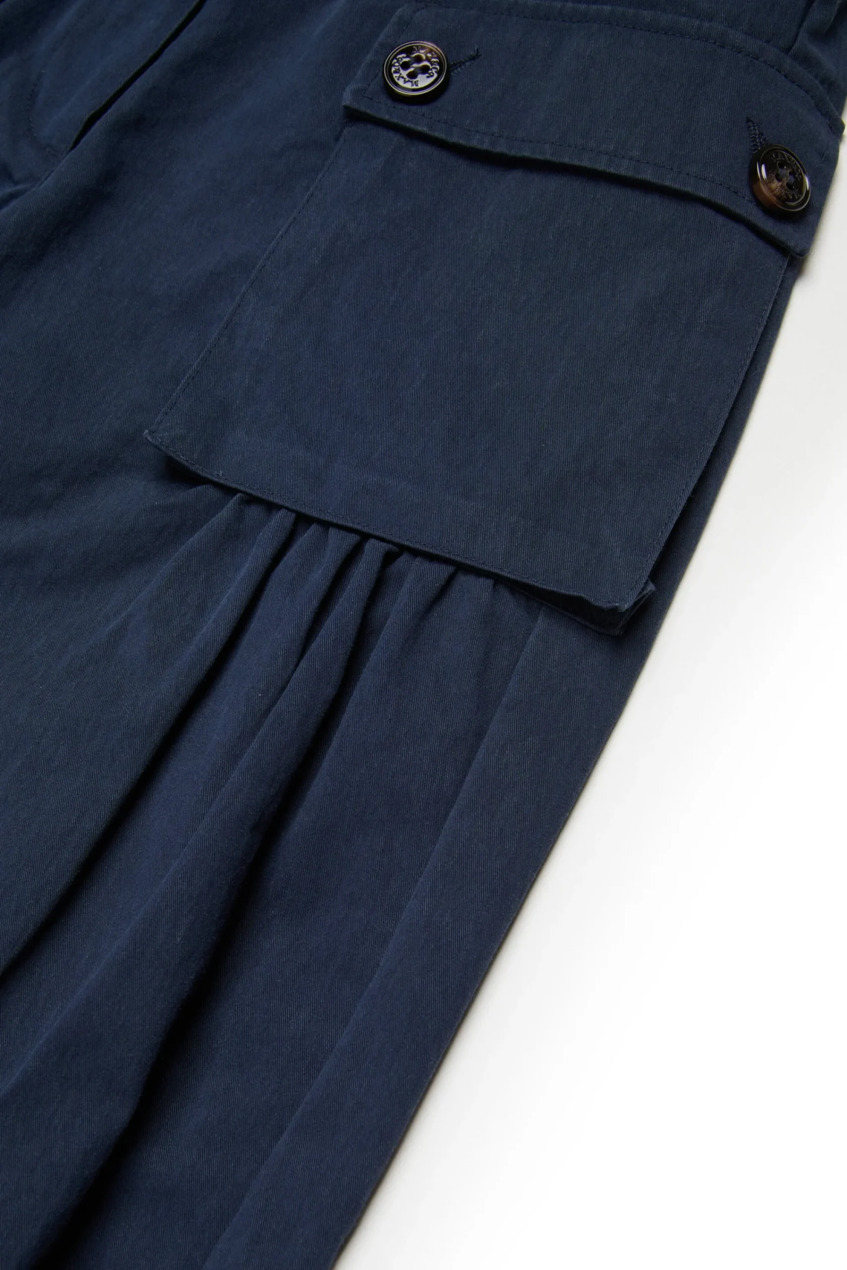 Pants>MAX&Co. Drill cargo pants bluette