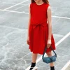 Dresses>MAX&Co. Drill Disco dress fiery red